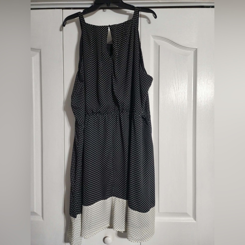 Maurices Black and Ivory Polka Dotted Maxi Dress - Picture 4 of 4